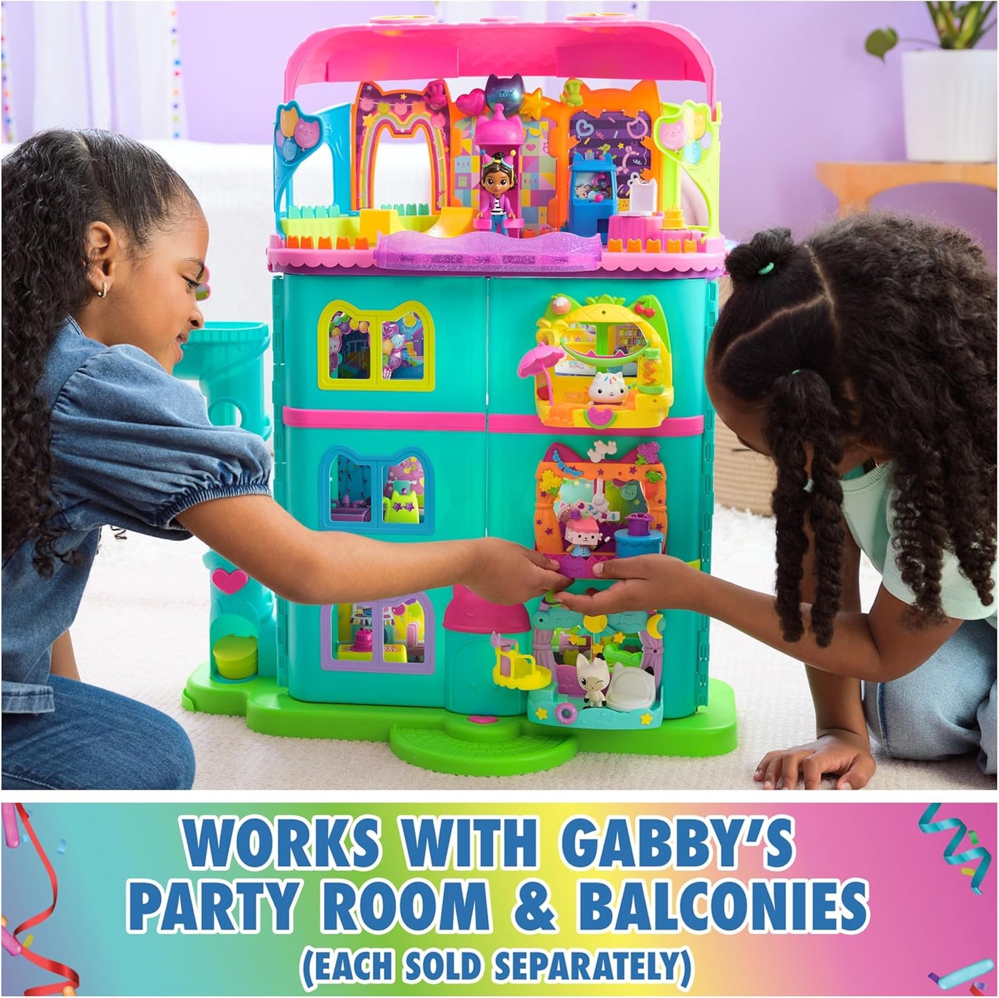 Gabby's Dollhouse, con temática de arco iris