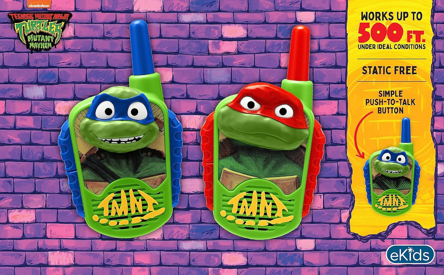 Walkie Talkies de juguete de tortugas ninja mutantes