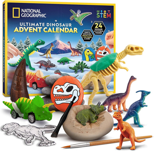 NATIONAL GEOGRAPHIC - Calendario de Adviento de dinosaurios