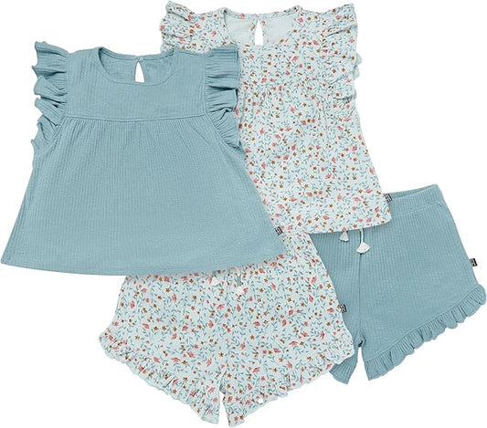 Modern Moments by Gerber Conjunto de 4 piezas para bebé niña