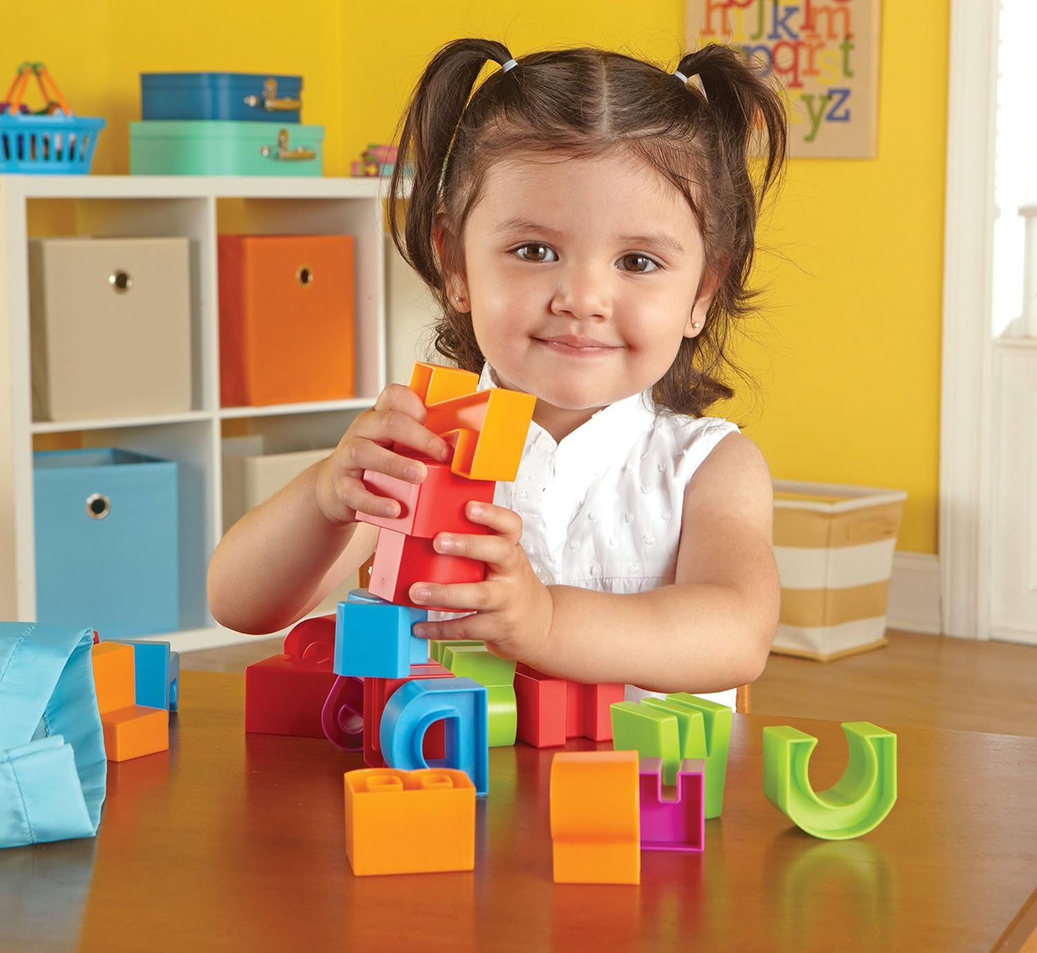 Letter Blocks, Fine Motor Toy, Abcs, Letter Recognition, Alphabet, 36 Pieces, Ages 2+