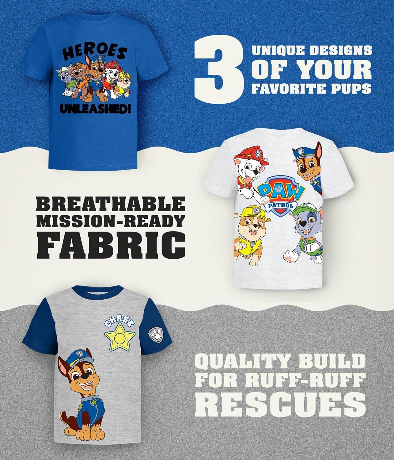 Camiseta gráfica de Paw Patrol