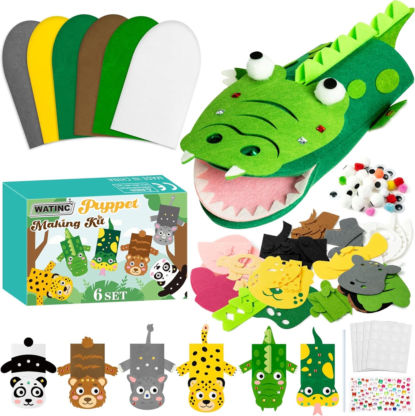 Kit para hacer marionetas de mano