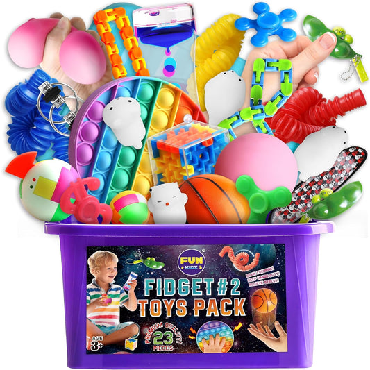 Caja de juguetes para ansiedad fidget
