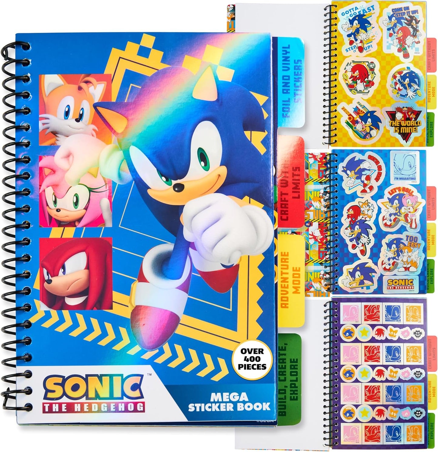 Sonic The Hedgehog Libro de calcomanías