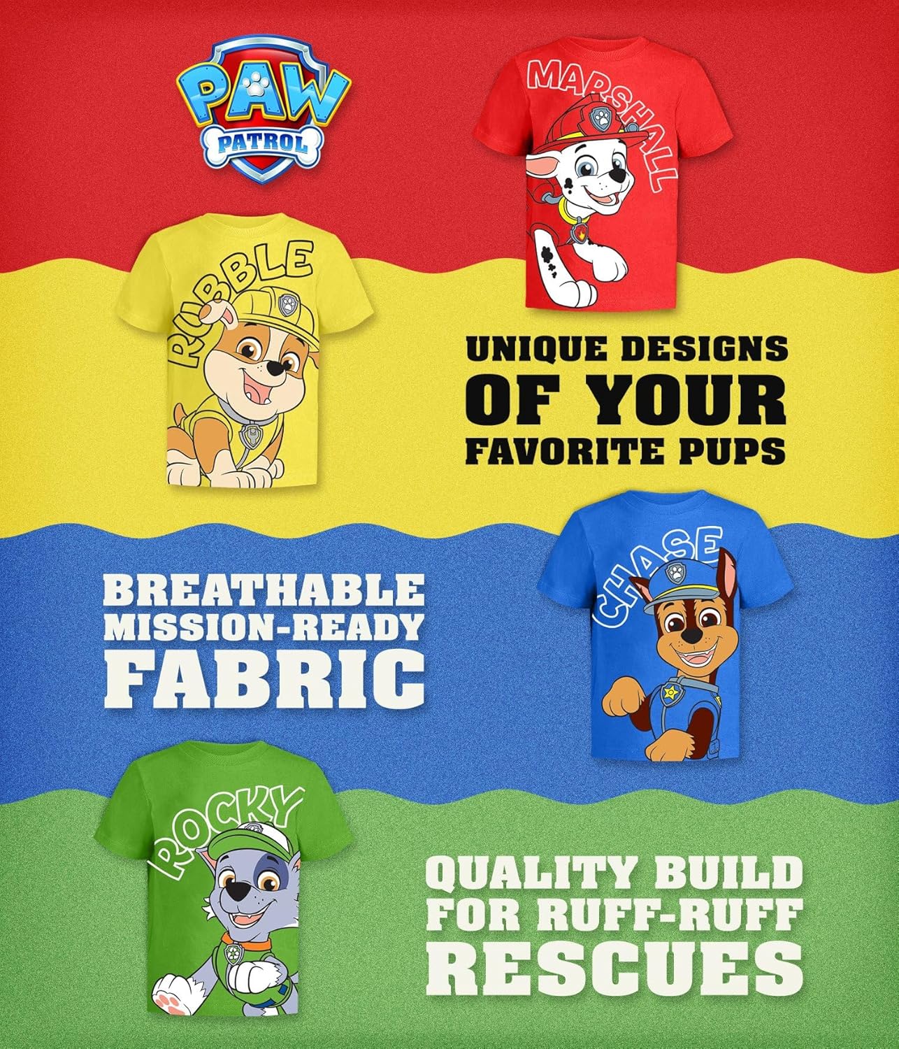 Camiseta gráfica de Paw Patrol