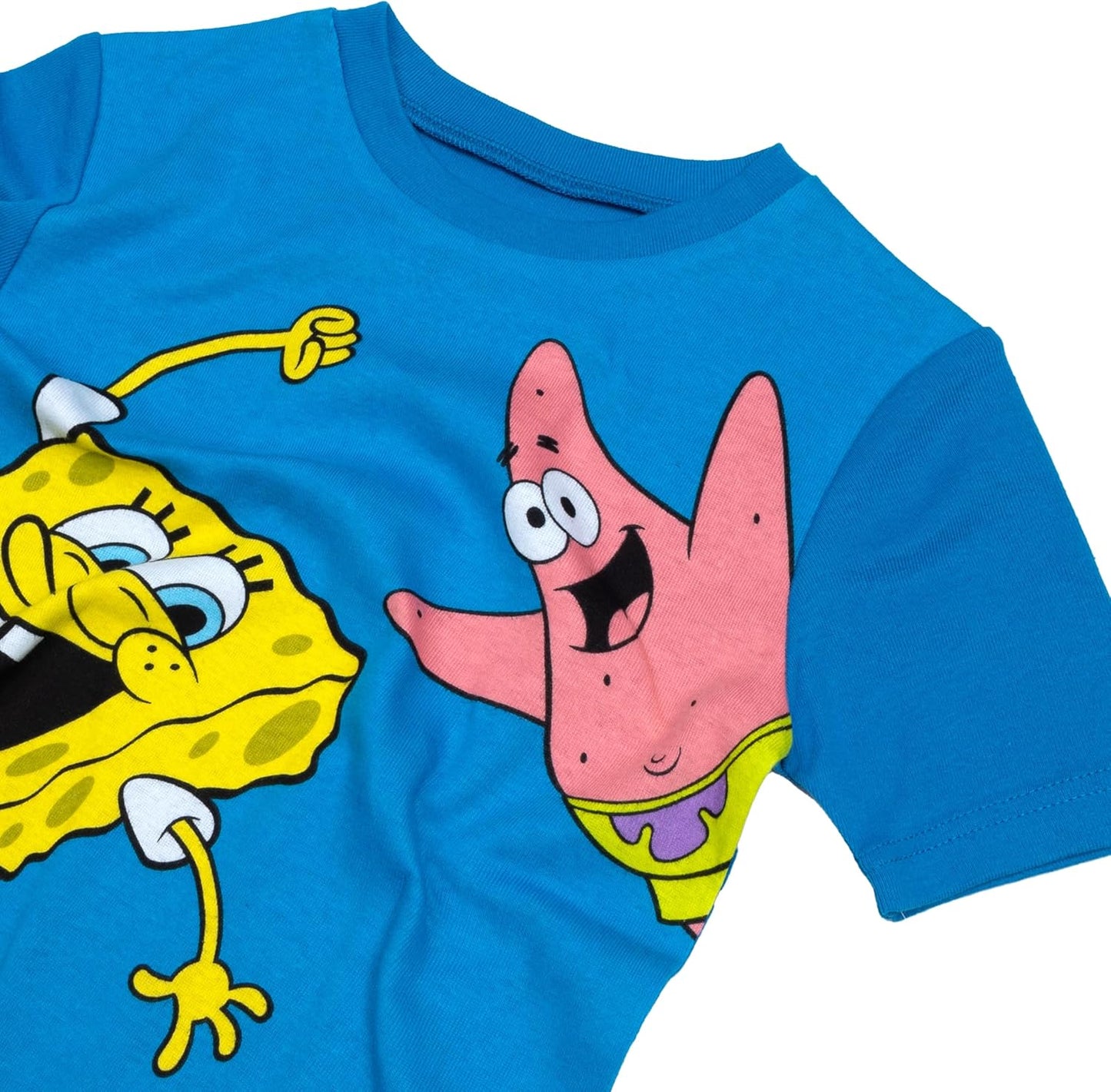  Bob Esponja Conjunto de pijama ajustado de 2 piezas 