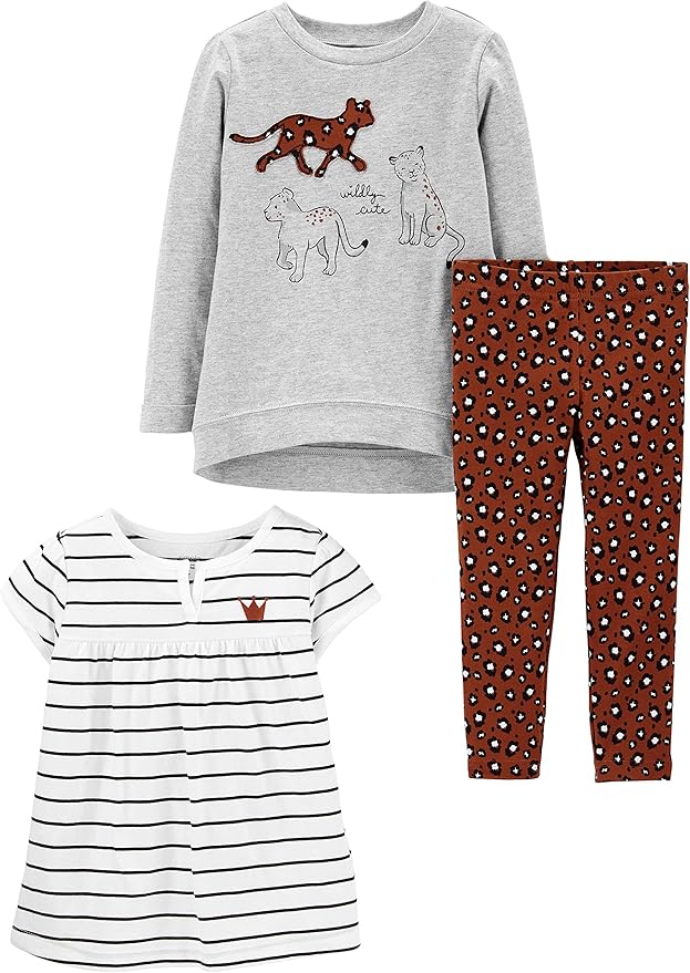 Simple Joys by Carter's Conjunto de ropa de juego de 3 piezas
