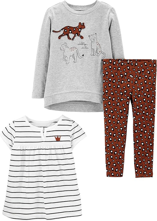Simple Joys by Carter's Conjunto de ropa de juego de 3 piezas
