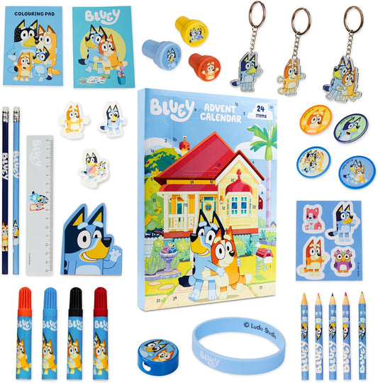 Bluey Calendario de Adviento, papelería