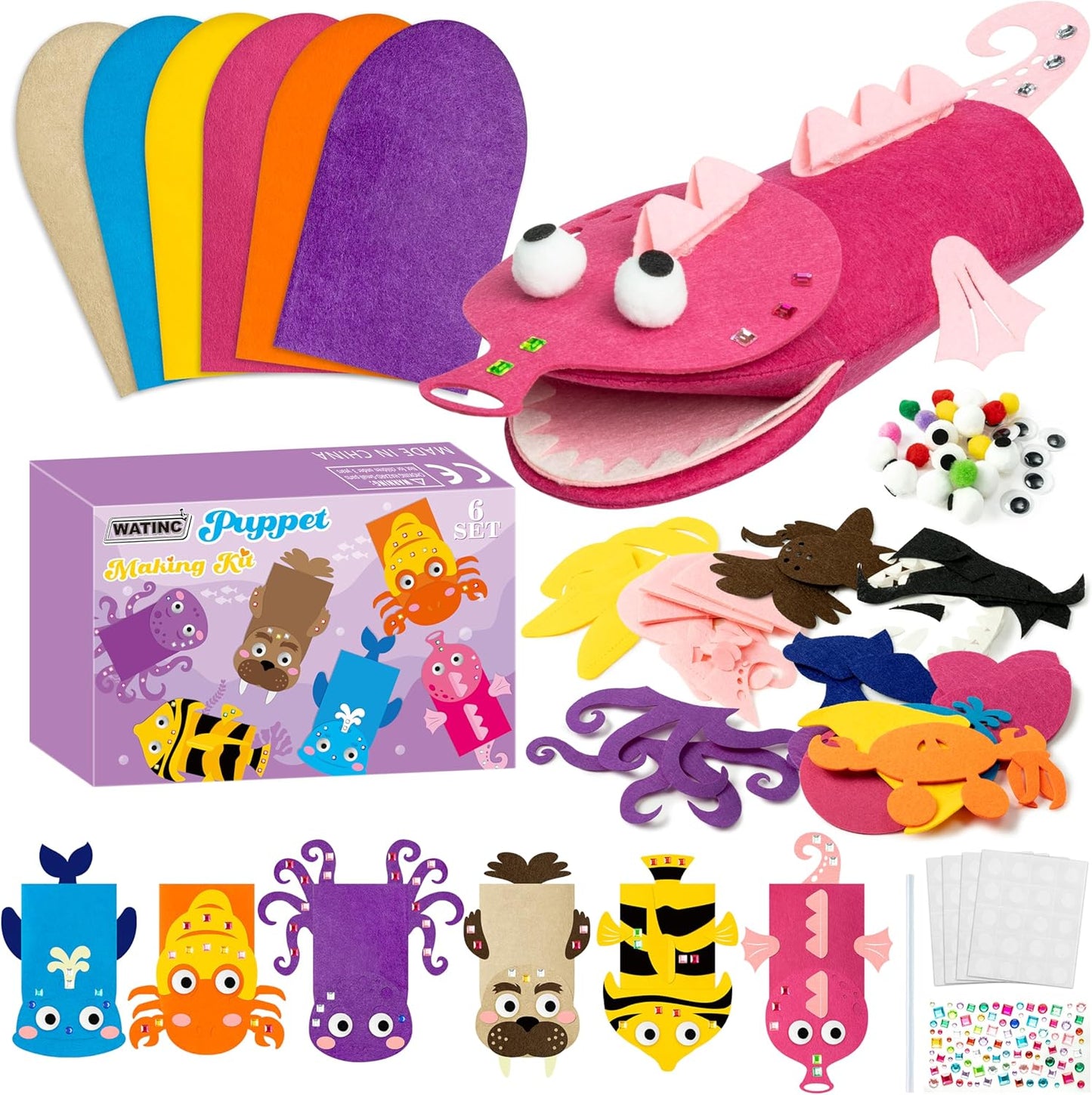 Kit para hacer marionetas de mano