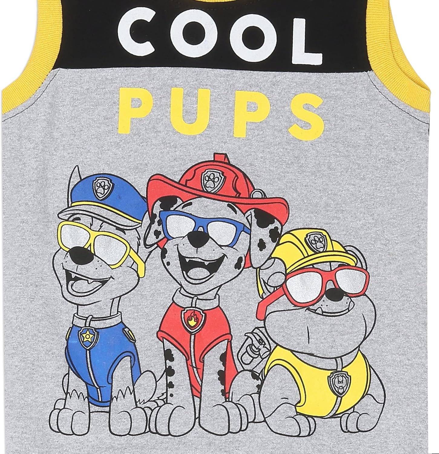 Paw Patrol Nickelodeon- Conjunto de camiseta sin mangas y pantalones cortos 