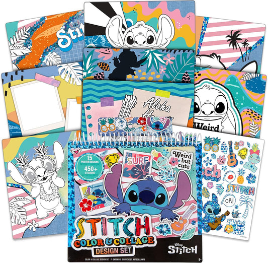 Lilo & Stitch - incluye 15 pósteres coloridos y 7 hojas de calcomanías, actividad de manualidades