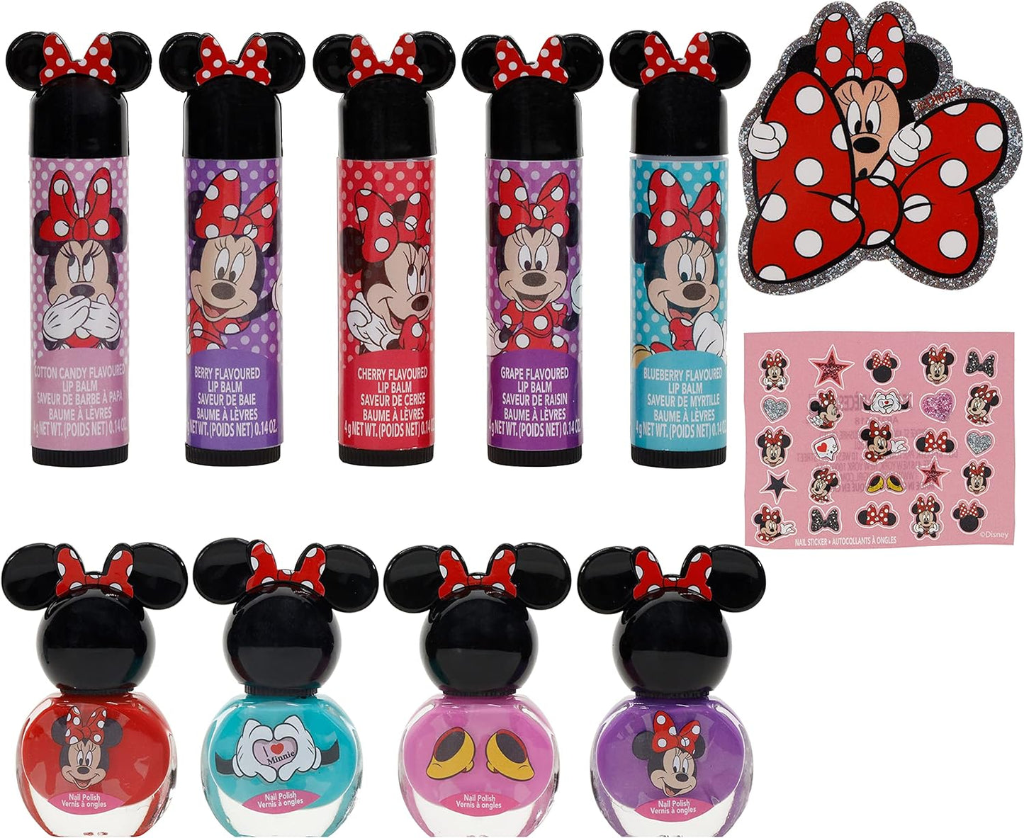 Disney Minnie Mouse - Juego de maquillaje cosmético