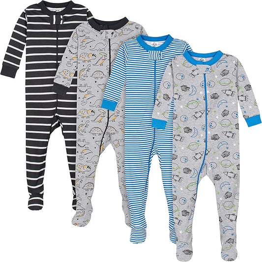 Gerber Pijama con pies (2 unidades)