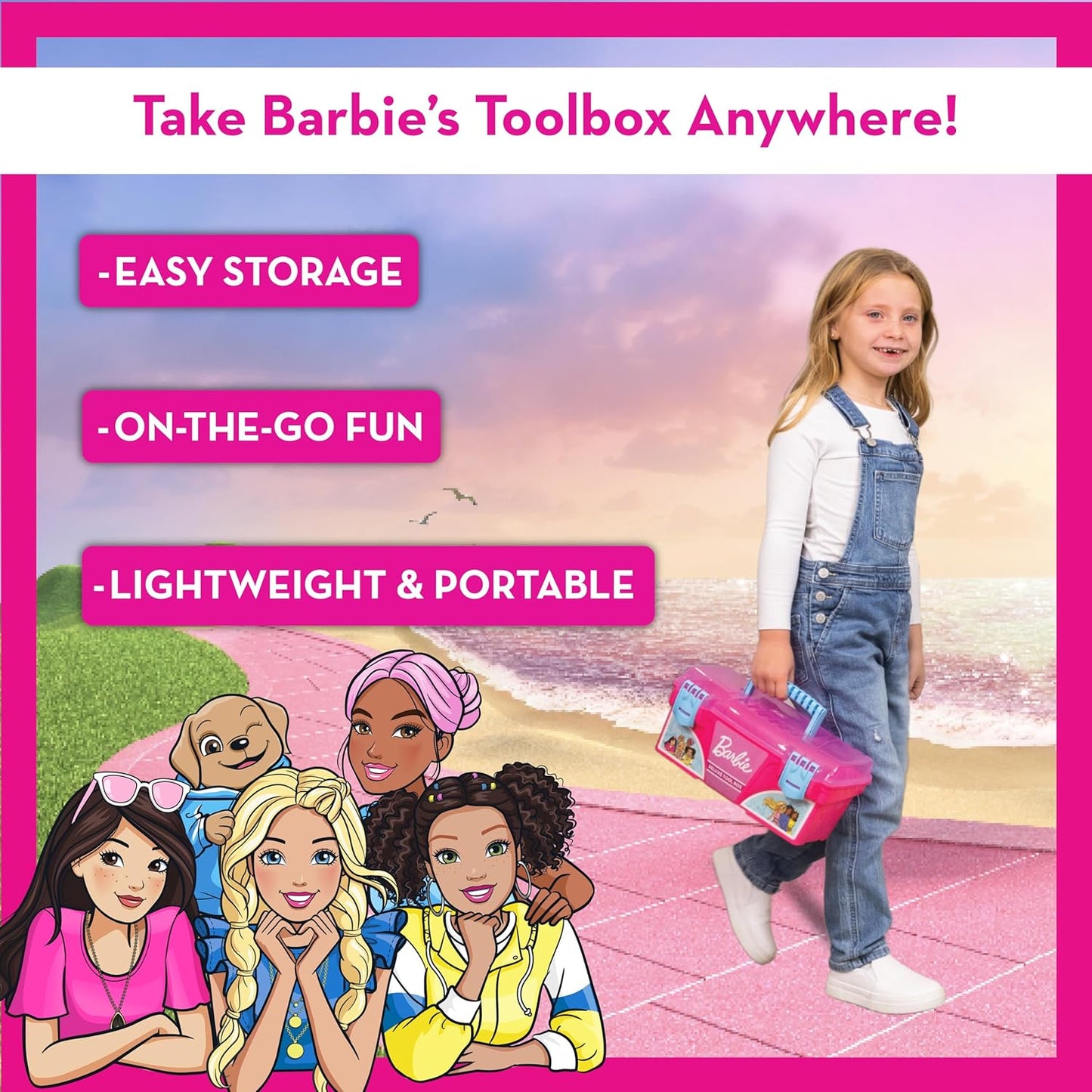 Juego de caja de herramientas Barbie