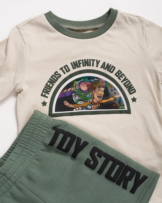 Toy Story Conjunto de camiseta holográfica y pantalones cortos