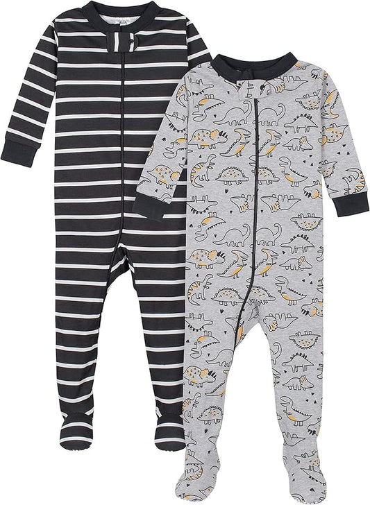 Gerber Pijama con pies (2 unidades)