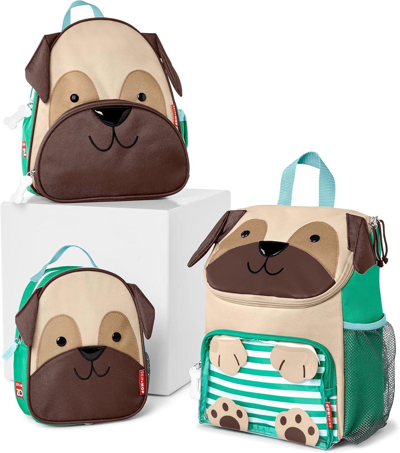 Skip Hop - Mochila para preescolar, colección Zoo Pug 12"Pulgadas 