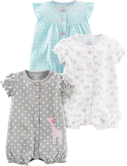 Simple Joys by Carter's - Paquete de 3 mamelucos