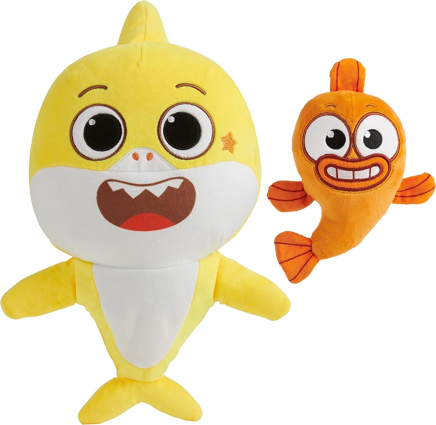 Juguetes musicales de peluche cantar y columpiar, paquete de 2 unidades Juguete Baby Shark