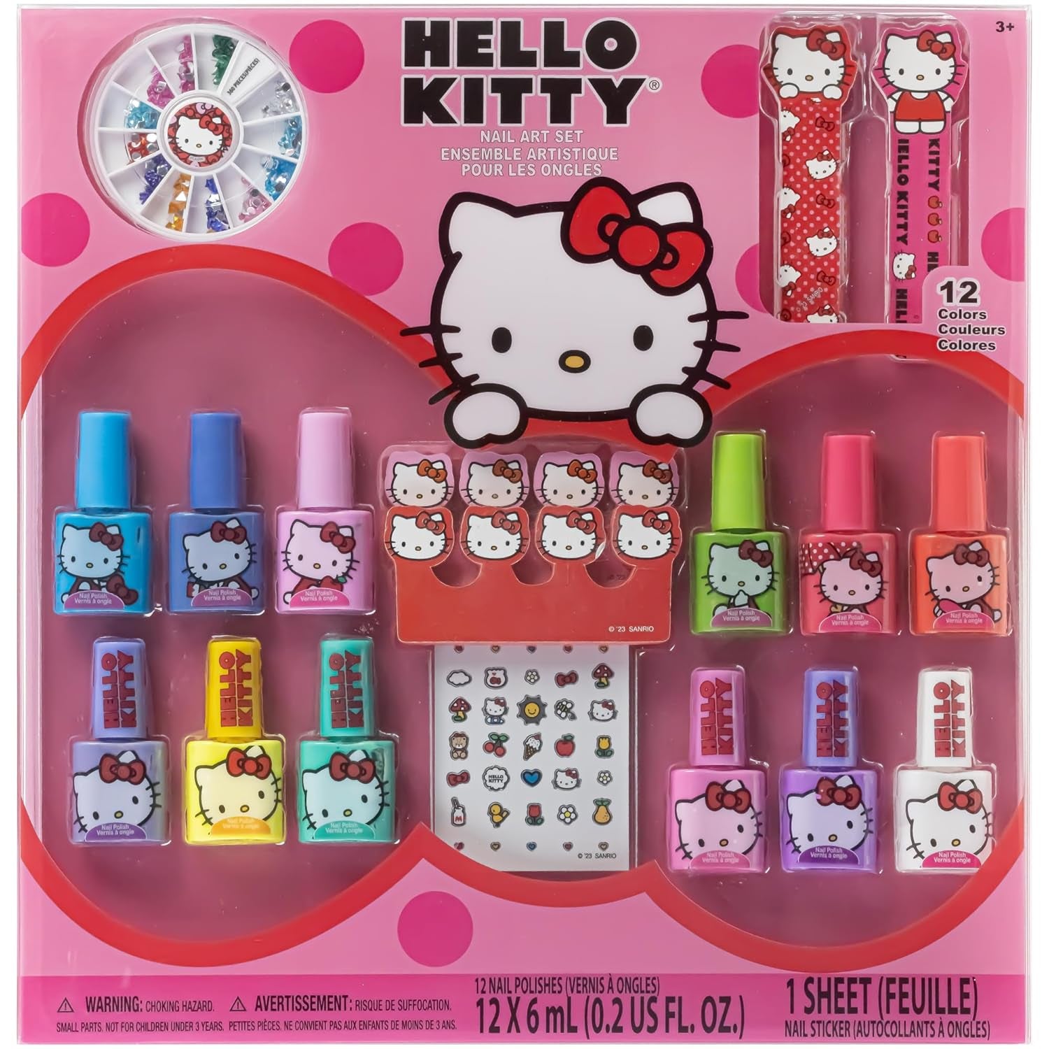 Hello Kitty - Juego de esmaltes de uñas