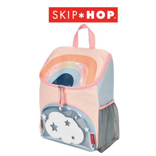 Skip Hop Mochila para niños grandes, arcoíris