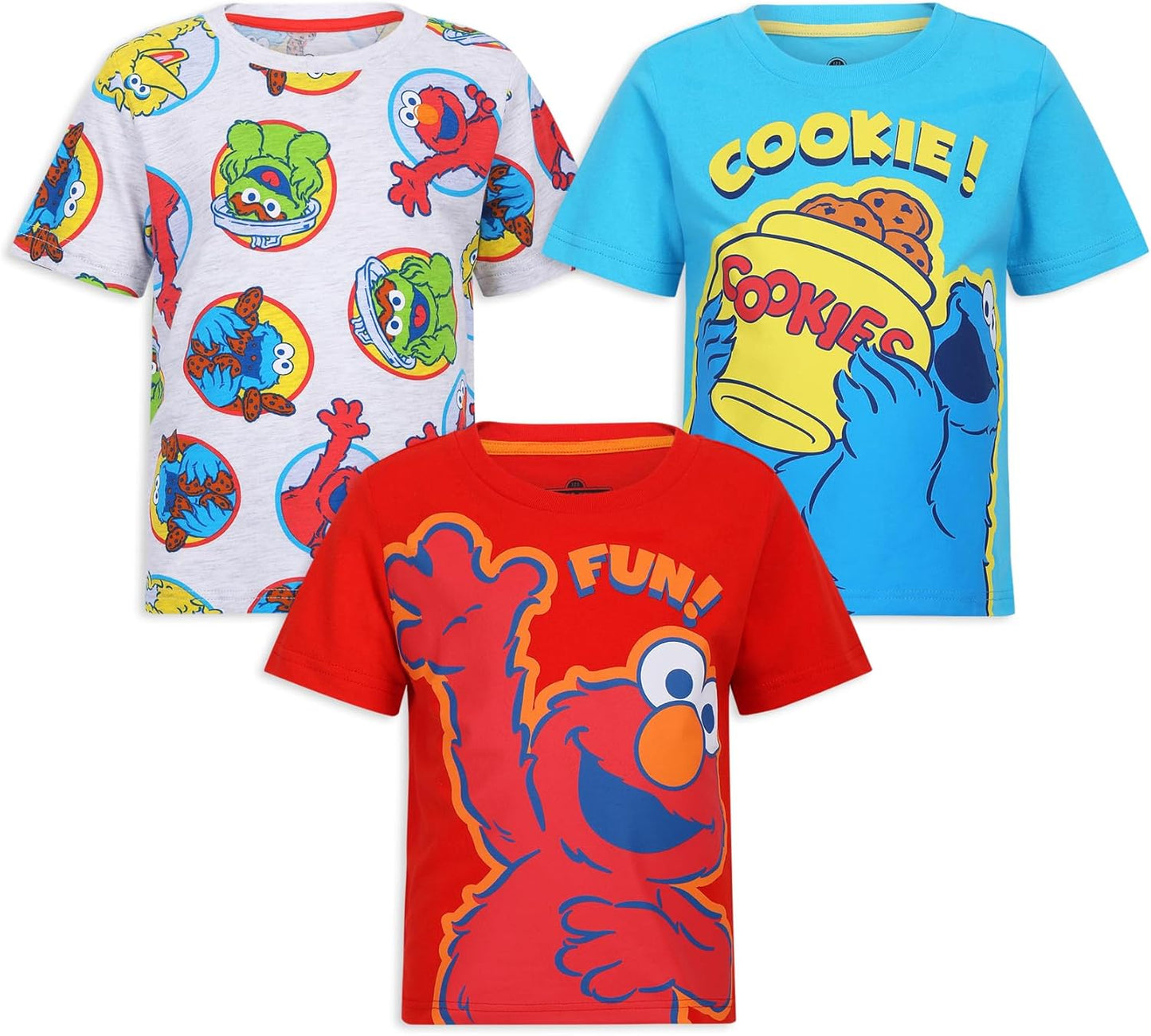 Pack 3 Camisetas, Elmo