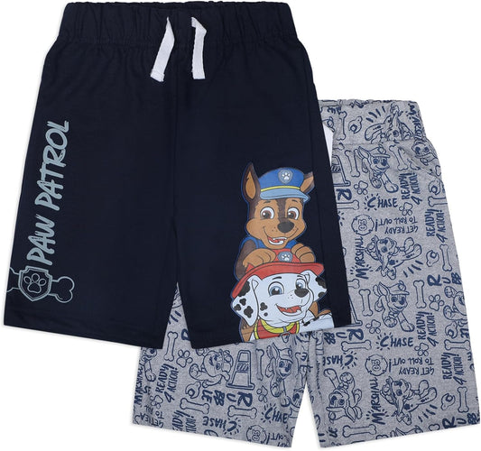 Paw Patrol Nickelodeon - Paquete de 2 pantalones cortos