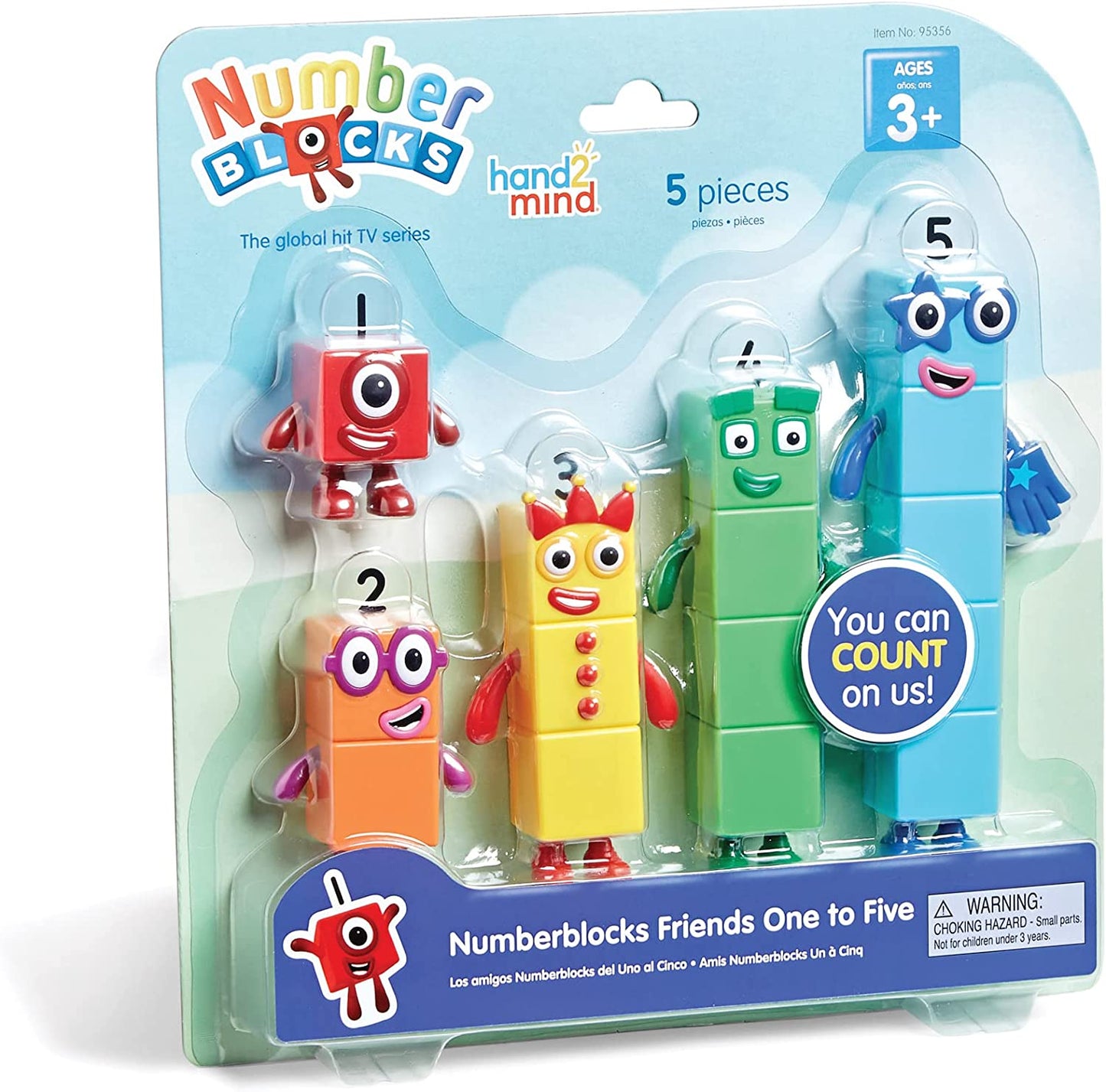 Numberblocks Amigos del uno al cinco