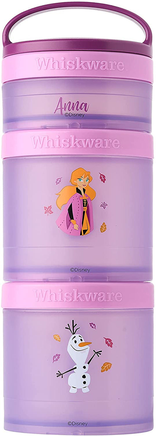 Whiskware Disney Princess Frozen, recipientes apilables para aperitivos