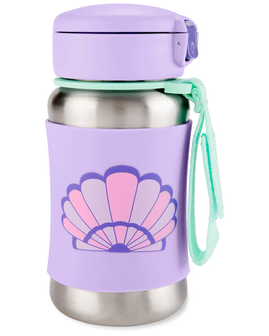 Skip Hop  botella con popote de acero inoxidable