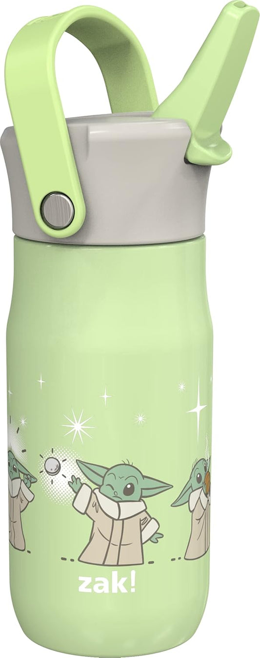 Zak Designs Botella de agua de acero inoxidable