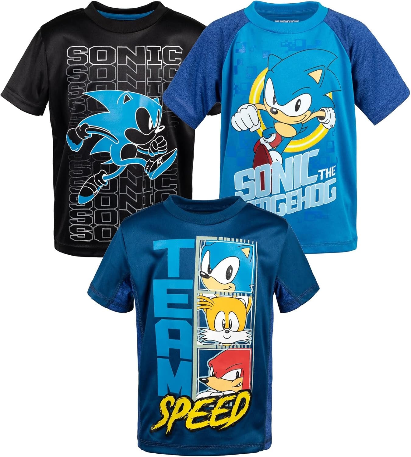 Pack 3 Camisetas, Sonic 