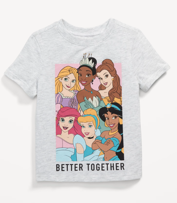 Camiseta Old Navy Princesas