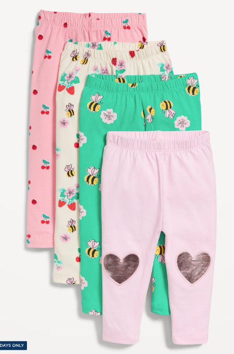 Leggings Pack de 4 Old Navy