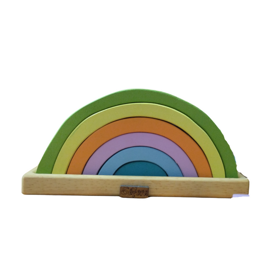 Arcoiris mediano colores pasteles