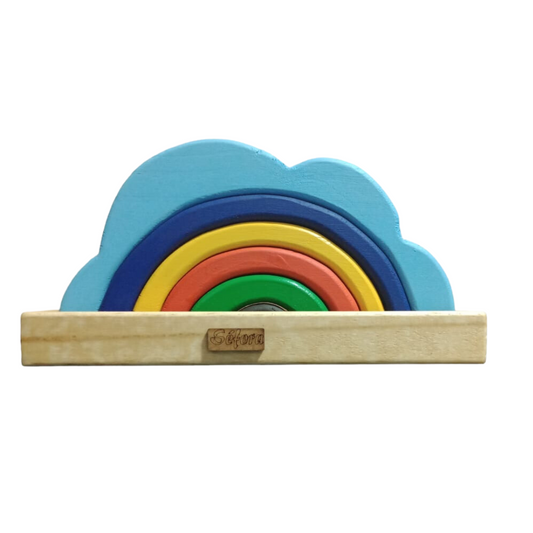 Apilador de madera en forma de nube