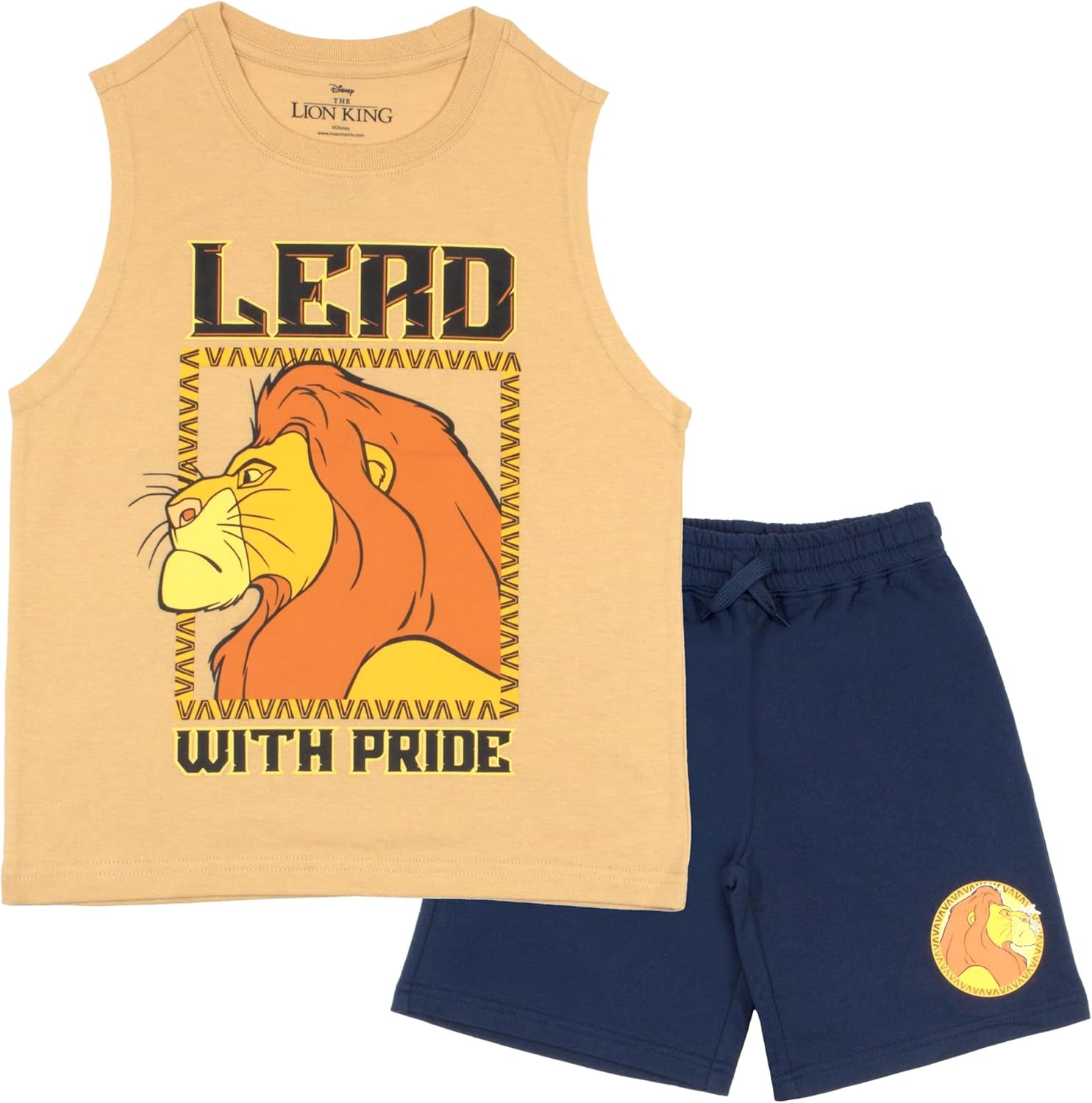 Disney Lion King - Conjunto de camisa y pantalones cortos