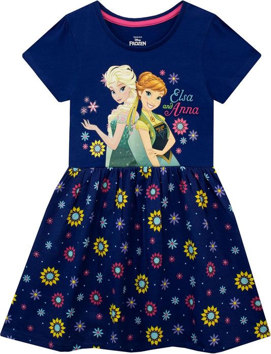 Disney Frozen Dress Girls | Vestido de Anna y Elsa Princesa