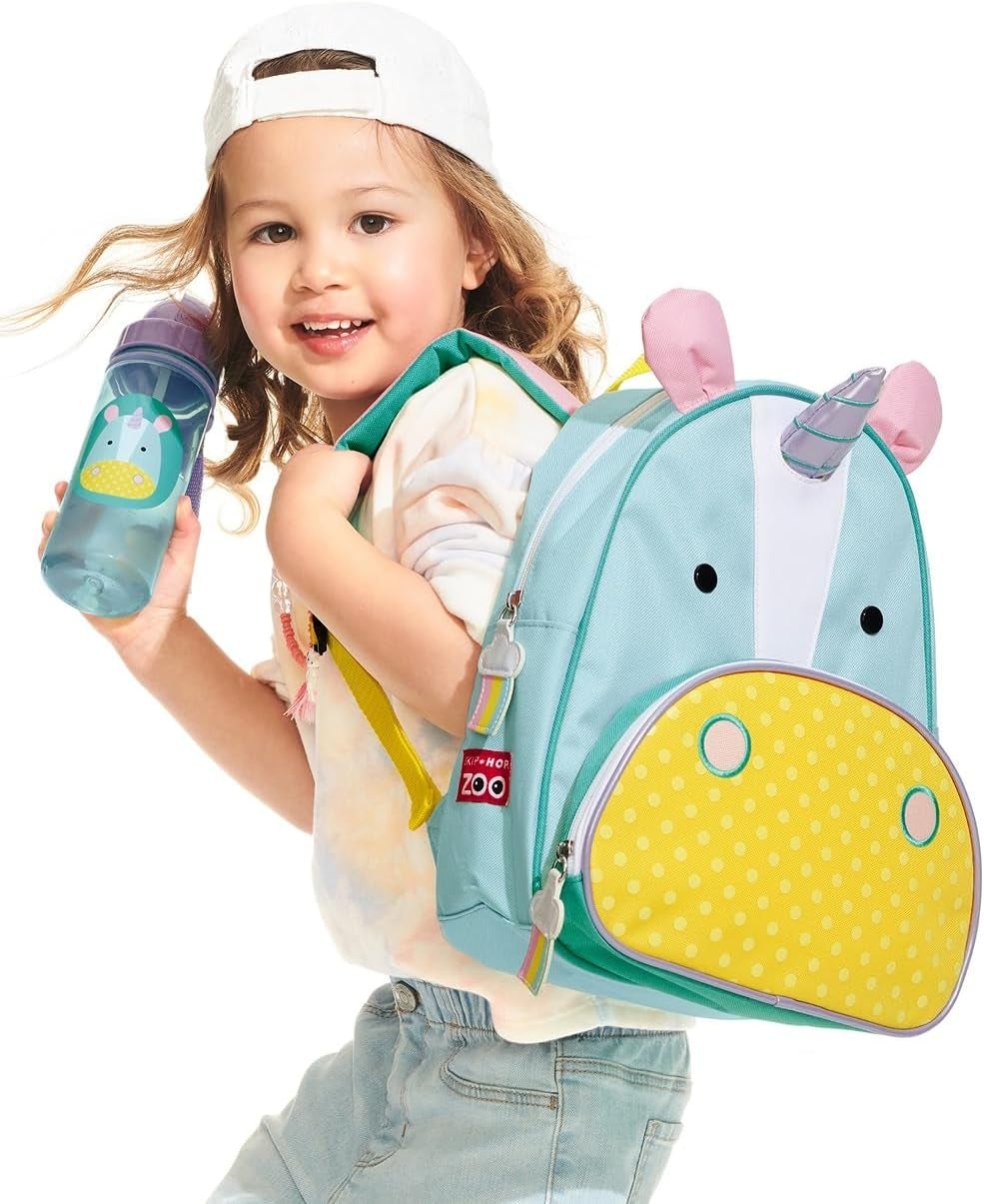 Skip Hop - Mochila para preescolar, colección Zoo Unicornio 12" Pulgadas 