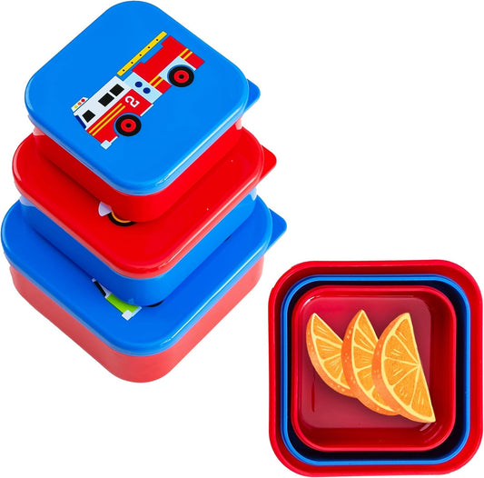 Wildkin Recipientes de comida anidables Transporte 