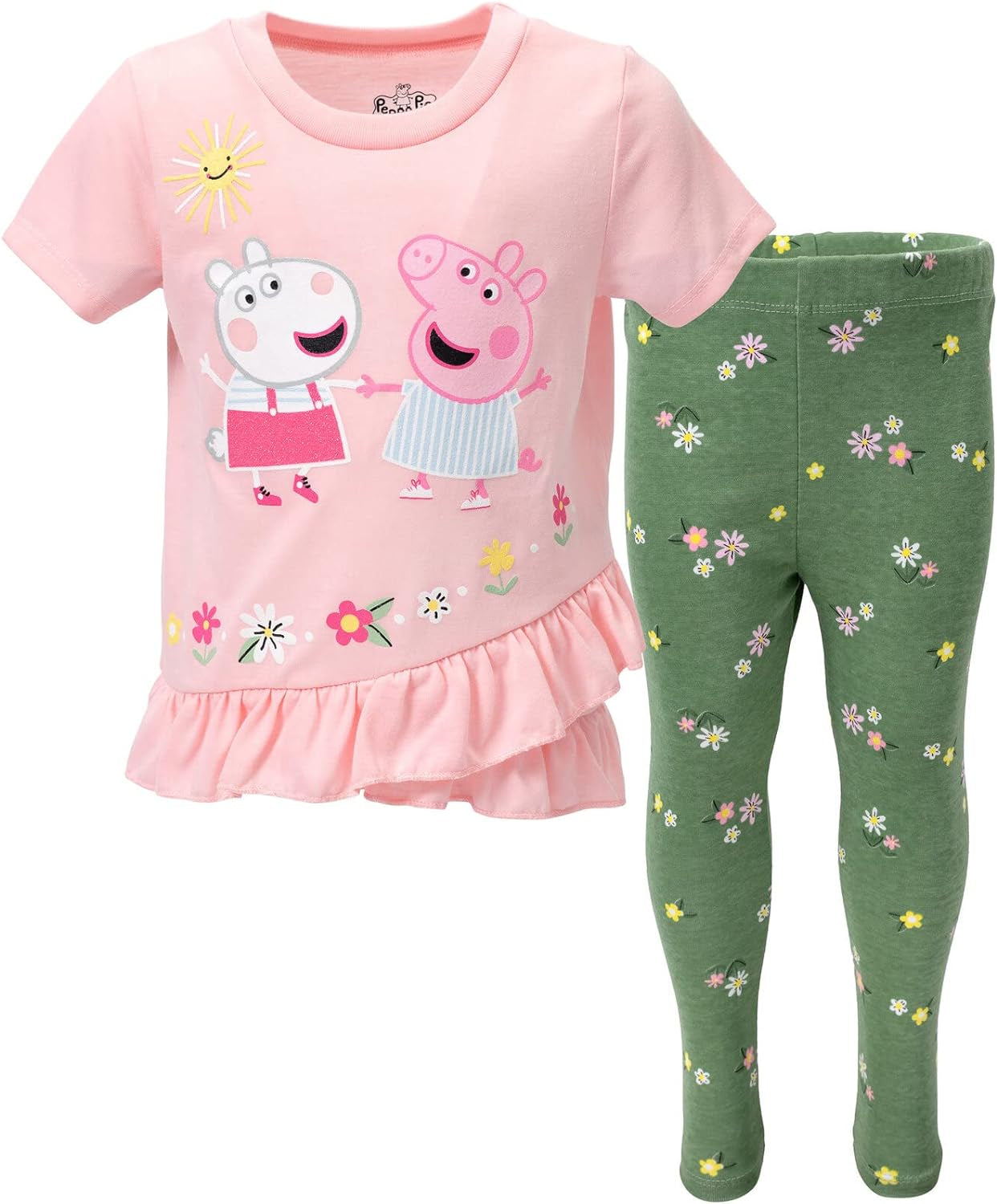 Peppa Pig Conjunto de camiseta y leggings