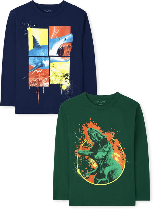 Camisetas gráficas de manga larga 
