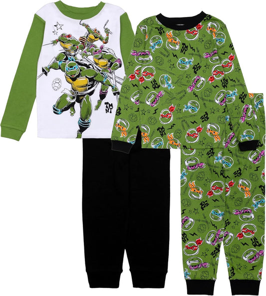 Nickelodeon Conjunto de pijama de algodón Tortujas Ninja 