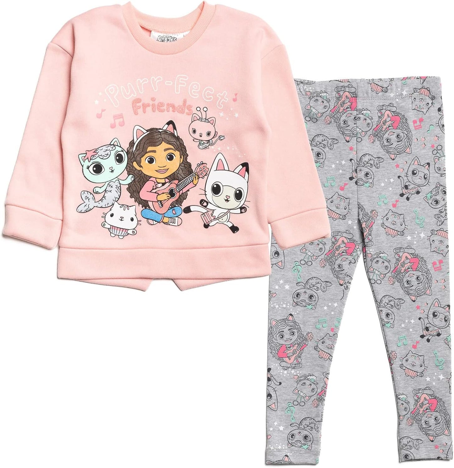 GABBY'S DOLLHOUSE Conjunto de sudadera  y leggings 