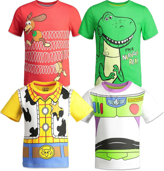 Disney Toy Story Paquete de 4 camisas 