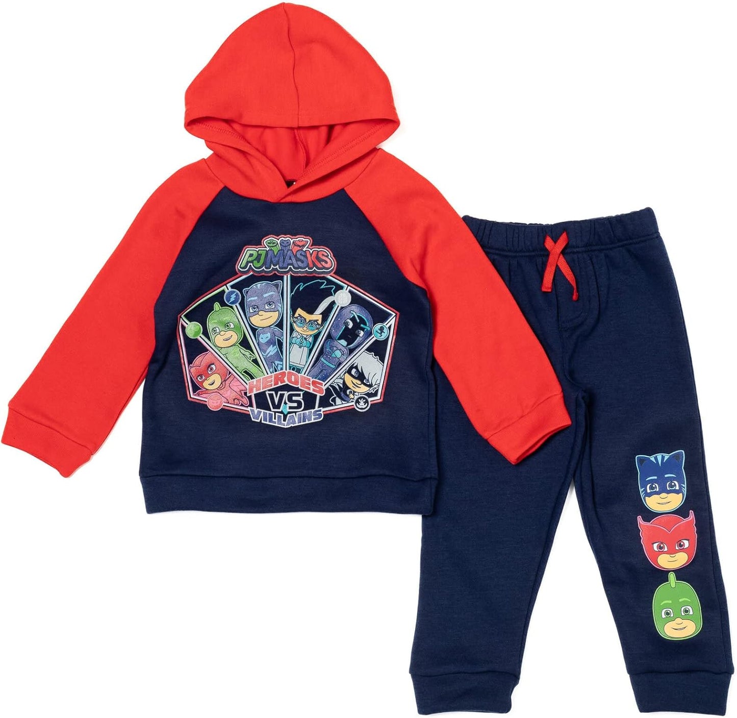 PJ Masks - Sudadera con capucha y pantalones