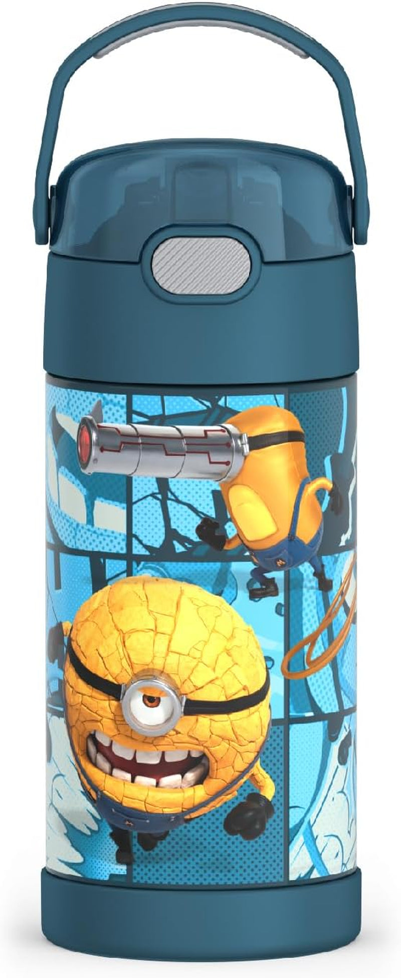 THERMOS FUNTAINER - Botella de agua de acero inoxidable aislada Minnions 