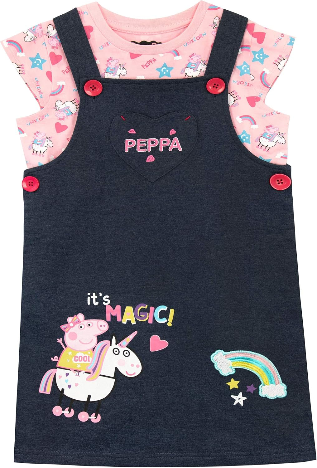 Peppa Pig Vestido y camiseta 